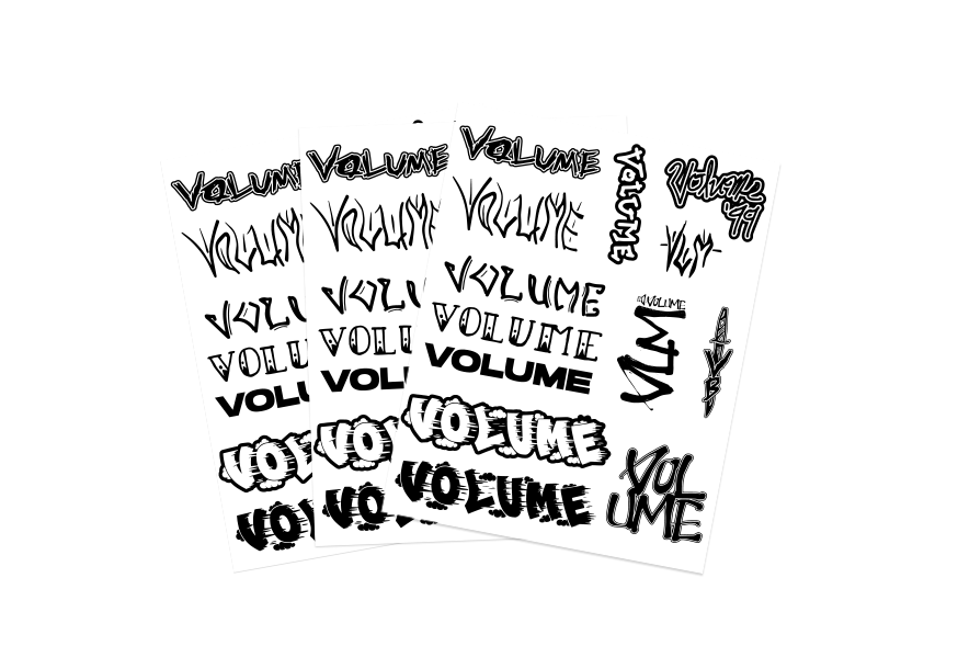 Volume Stickers