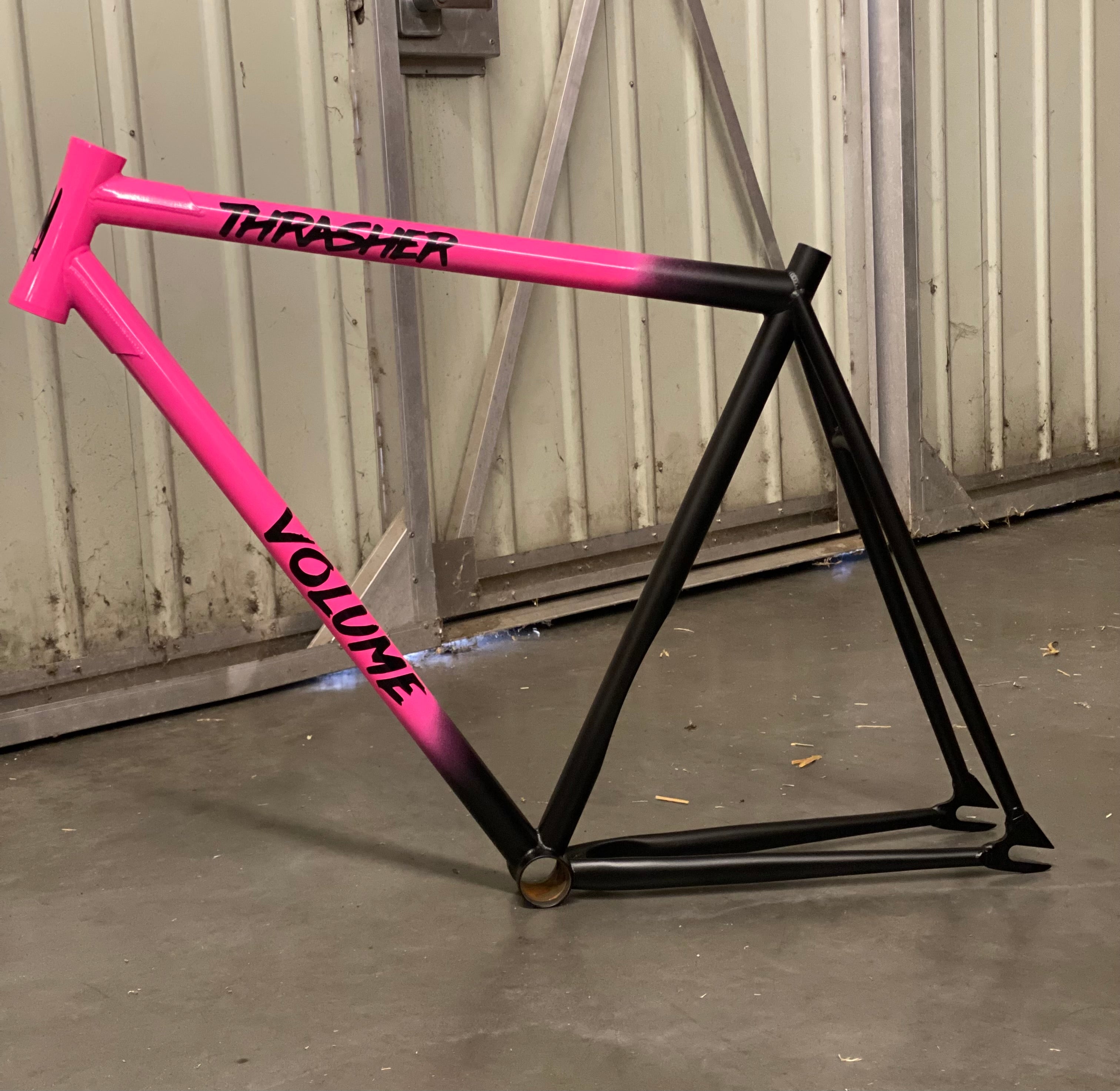 Limited Edition Volume Thrasher 700c Fluorescent Pink Black Frame